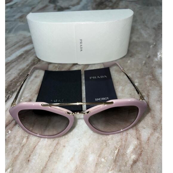 PRADA Cinema Sunglasses SPR 12Q Pink authentic - Picture 6 of 12